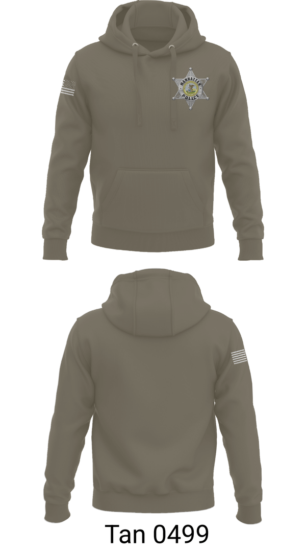 Hoodie, Manhattan Police Department, Police, Teamtime, Team time, sublimation, custom sports apparel, team uniforms, spirit wear, spiritwear, sports uniforms, custom shirts, team store, custom team store, fundraiser sports, apparel fundraiser