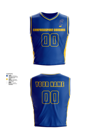 Womens Basketball Jersey, Campbellsport Cougars, Women's Basketball, Teamtime, Team time, sublimation, custom sports apparel, team uniforms, spirit wear, spiritwear, sports uniforms, custom shirts, team store, custom team store, fundraiser sports, apparel fundraiser
