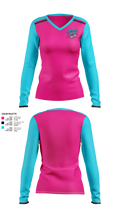 North Florida Spark 96231530 Women's Long Sleeve V-neck Shirt - 31