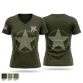 Crawford county detective Women's Short Sleeve V-neck Shirt - 1