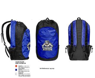 Gear Bag, Lucy Addison Middle School, Baseball, Teamtime, Team time, sublimation, custom sports apparel, team uniforms, spirit wear, spiritwear, sports uniforms, custom shirts, team store, custom team store, fundraiser sports, apparel fundraiser