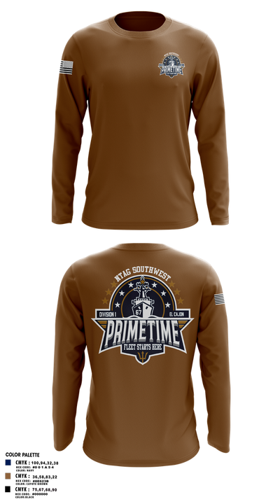 PRIMETIME 79081947 Long Sleeve Performance Shirt 2
