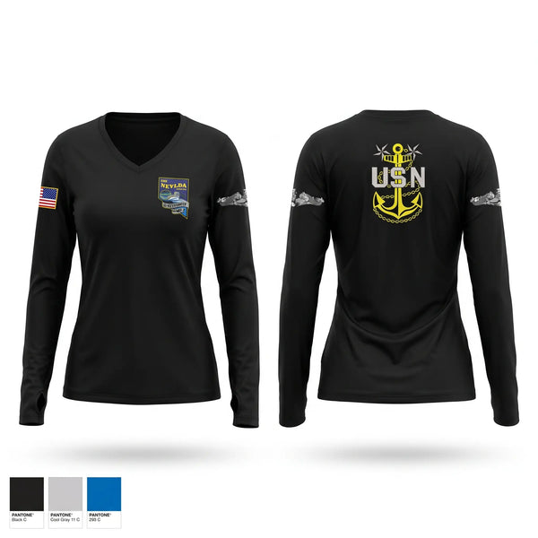 Old School Cotton Feel Shirt, USS NEVADA Chief’s Mess, Navy, Teamtime, Team time, sublimation, custom sports apparel, team uniforms, spirit wear, spiritwear, sports uniforms, custom shirts, team store, custom team store, fundraiser sports, apparel fundraiser