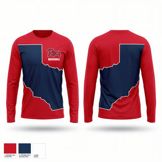 Long Sleeve Performance Shirt, Rockcastle County High School Baseball, Baseball, Teamtime, Team time, sublimation, custom sports apparel, team uniforms, spirit wear, spiritwear, sports uniforms, custom shirts, team store, custom team store, fundraiser sports, apparel fundraiser