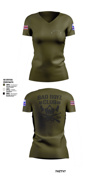 Womens Short Sleeve Vneck Shirt, 1-299 Bad Boyz Bullet Club, Men's BasketballArmy, Teamtime, Team time, sublimation, custom sports apparel, team uniforms, spirit wear, spiritwear, sports uniforms, custom shirts, team store, custom team store, fundraiser sports, apparel fundraiser