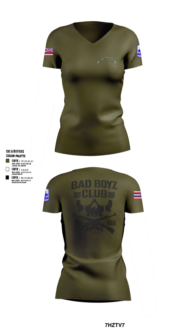 Womens Short Sleeve Vneck Shirt, 1-299 Bad Boyz Bullet Club, Men's BasketballArmy, Teamtime, Team time, sublimation, custom sports apparel, team uniforms, spirit wear, spiritwear, sports uniforms, custom shirts, team store, custom team store, fundraiser sports, apparel fundraiser