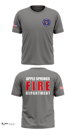 Short Sleeve Performance Shirt, Apple Springs, Fire Department, Teamtime, Team time, sublimation, custom sports apparel, team uniforms, spirit wear, spiritwear, sports uniforms, custom shirts, team store, custom team store, fundraiser sports, apparel fundraiser