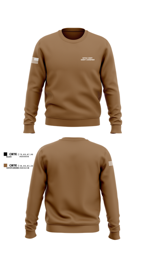 Crew Neck Sweatshirt, Suffolk County Sheriff’s Department, , Teamtime, Team time, sublimation, custom sports apparel, team uniforms, spirit wear, spiritwear, sports uniforms, custom shirts, team store, custom team store, fundraiser sports, apparel fundraiser