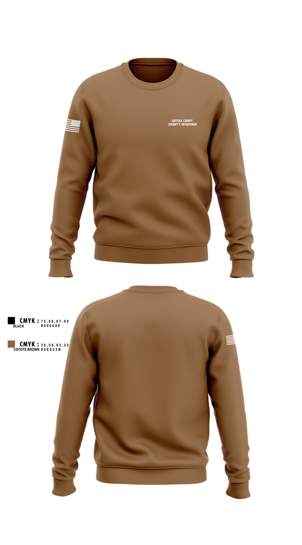 Crew Neck Sweatshirt, Suffolk County Sheriff’s Department, , Teamtime, Team time, sublimation, custom sports apparel, team uniforms, spirit wear, spiritwear, sports uniforms, custom shirts, team store, custom team store, fundraiser sports, apparel fundraiser