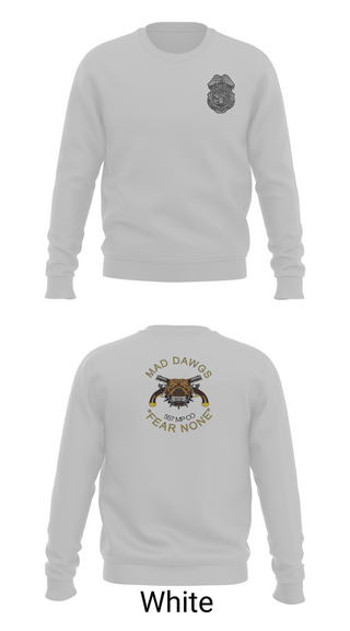 Crew Neck Sweatshirt, MADDAWGS 557 MP CO, Army, Teamtime, Team time, sublimation, custom sports apparel, team uniforms, spirit wear, spiritwear, sports uniforms, custom shirts, team store, custom team store, fundraiser sports, apparel fundraiser