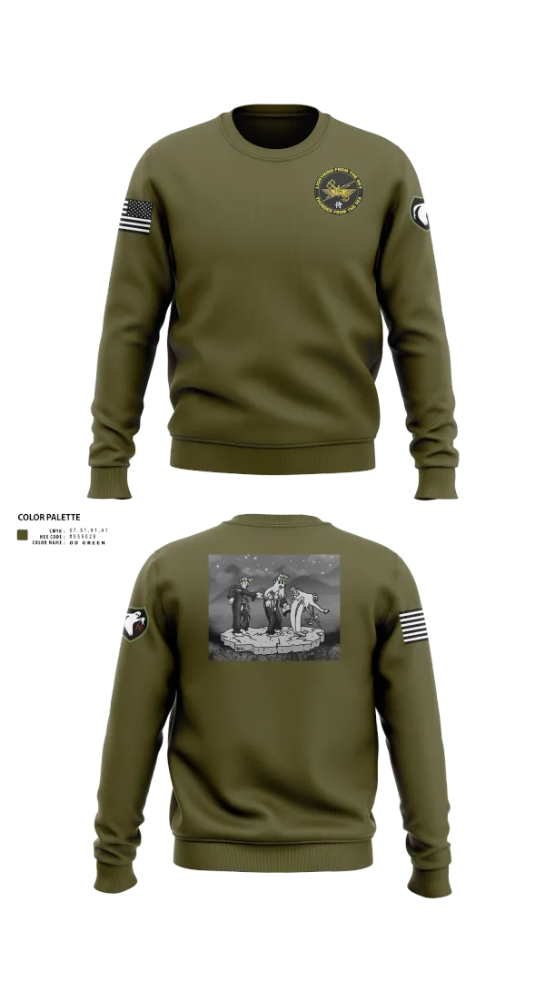 Crew Neck Sweatshirt, 5th ANGLICO, , Teamtime, Team time, sublimation, custom sports apparel, team uniforms, spirit wear, spiritwear, sports uniforms, custom shirts, team store, custom team store, fundraiser sports, apparel fundraiser