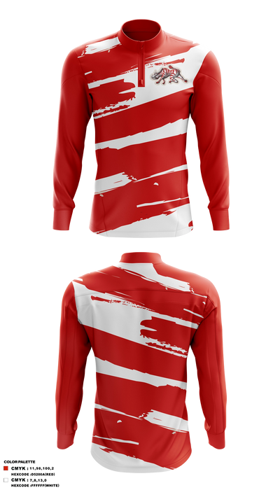 Zebras Quarter Zip Jacket - 11