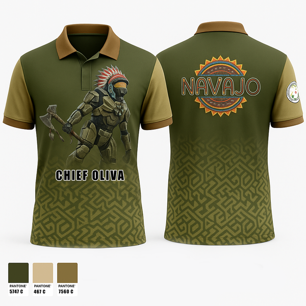 Short Sleeve Performance Polo, Chief Oliva, Cross Country, Teamtime, Team time, sublimation, custom sports apparel, team uniforms, spirit wear, spiritwear, sports uniforms, custom shirts, team store, custom team store, fundraiser sports, apparel fundraiser