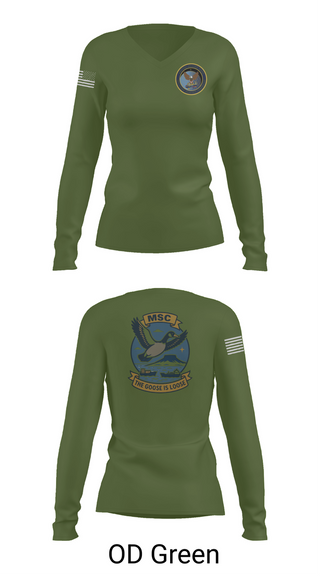 Womens Long Sleeve Vneck Shirt, MSCLANT, Navy, Teamtime, Team time, sublimation, custom sports apparel, team uniforms, spirit wear, spiritwear, sports uniforms, custom shirts, team store, custom team store, fundraiser sports, apparel fundraiser