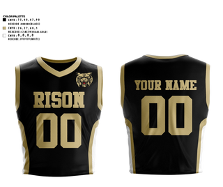 Basketball Uniform, Rison Wildcats, Men's Basketball, Teamtime, Team time, sublimation, custom sports apparel, team uniforms, spirit wear, spiritwear, sports uniforms, custom shirts, team store, custom team store, fundraiser sports, apparel fundraiser