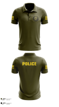 Quinton Police Department 78432934 Short Sleeve Performance Polo - 1