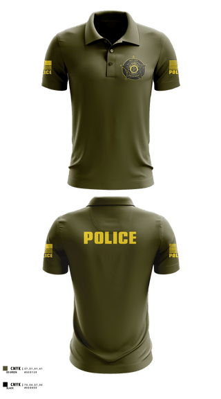 Short Sleeve Performance Polo, Quinton Police Department, Police, Teamtime, Team time, sublimation, custom sports apparel, team uniforms, spirit wear, spiritwear, sports uniforms, custom shirts, team store, custom team store, fundraiser sports, apparel fundraiser