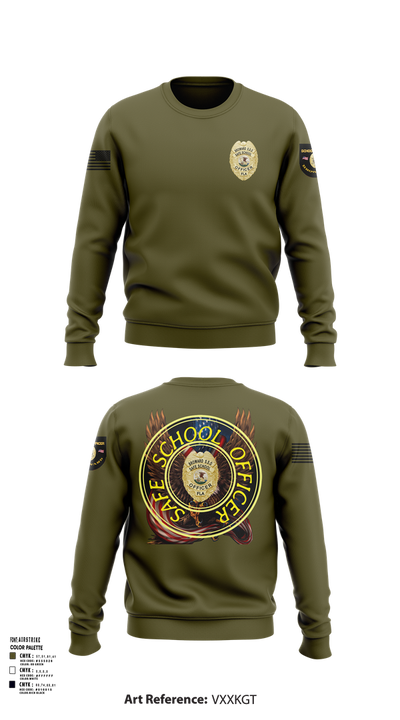 School officer 37316747 Crew Neck Sweatshirt - 102