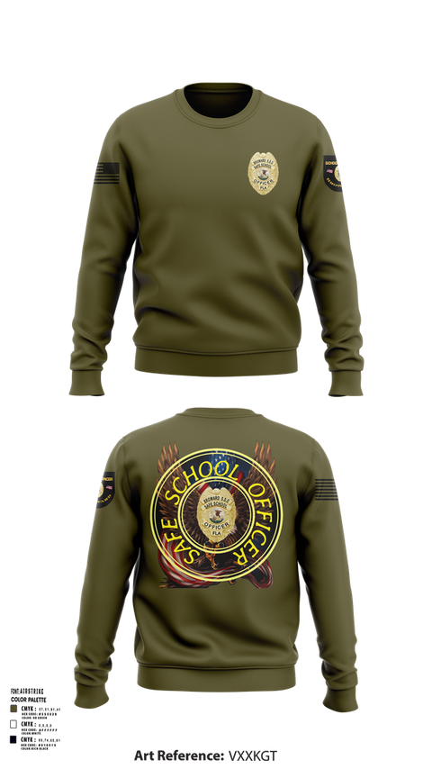 Crew Neck Sweatshirt, School officer, , Teamtime, Team time, sublimation, custom sports apparel, team uniforms, spirit wear, spiritwear, sports uniforms, custom shirts, team store, custom team store, fundraiser sports, apparel fundraiser