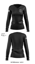 Street Crimes 90512481 Women's Long Sleeve V-neck Shirt - 1
