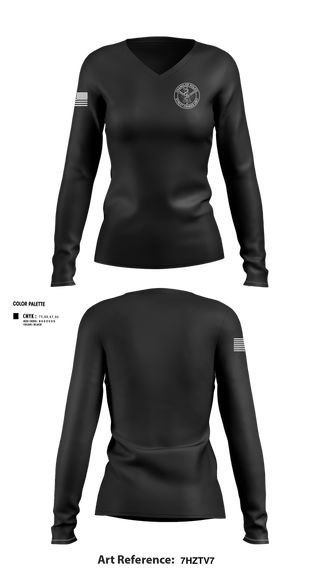 Womens Long Sleeve Vneck Shirt, Street Crimes, Police, Teamtime, Team time, sublimation, custom sports apparel, team uniforms, spirit wear, spiritwear, sports uniforms, custom shirts, team store, custom team store, fundraiser sports, apparel fundraiser