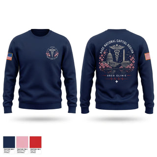 Crew Neck Sweatshirt, Base NCR Clinic, Coast Guard, Teamtime, Team time, sublimation, custom sports apparel, team uniforms, spirit wear, spiritwear, sports uniforms, custom shirts, team store, custom team store, fundraiser sports, apparel fundraiser