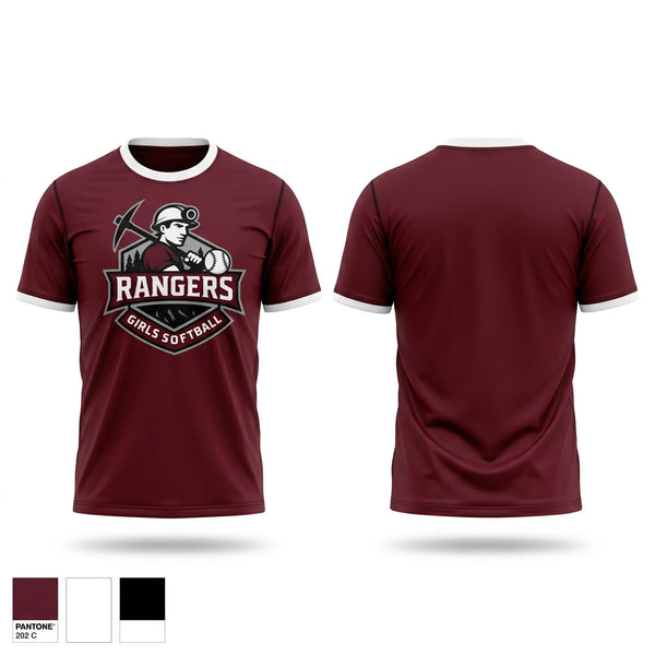 Short Sleeve Performance Shirt, Crosby-Ironton Rangers, Softball, Teamtime, Team time, sublimation, custom sports apparel, team uniforms, spirit wear, spiritwear, sports uniforms, custom shirts, team store, custom team store, fundraiser sports, apparel fundraiser