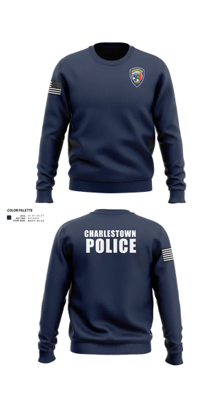 Crew Neck Sweatshirt, CHPD, Police, Teamtime, Team time, sublimation, custom sports apparel, team uniforms, spirit wear, spiritwear, sports uniforms, custom shirts, team store, custom team store, fundraiser sports, apparel fundraiser