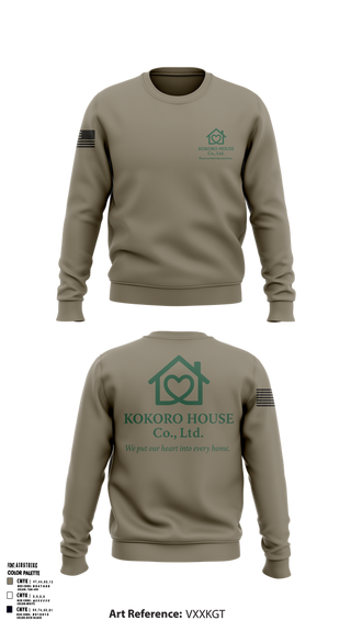 Crew Neck Sweatshirt, KOKOROHOUSE, , Teamtime, Team time, sublimation, custom sports apparel, team uniforms, spirit wear, spiritwear, sports uniforms, custom shirts, team store, custom team store, fundraiser sports, apparel fundraiser