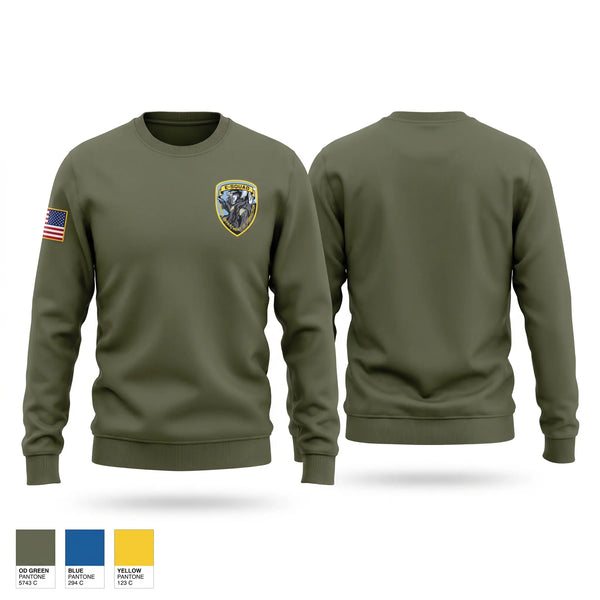 Crew Neck Sweatshirt, Indiana Department of Corrections, Police, Teamtime, Team time, sublimation, custom sports apparel, team uniforms, spirit wear, spiritwear, sports uniforms, custom shirts, team store, custom team store, fundraiser sports, apparel fundraiser