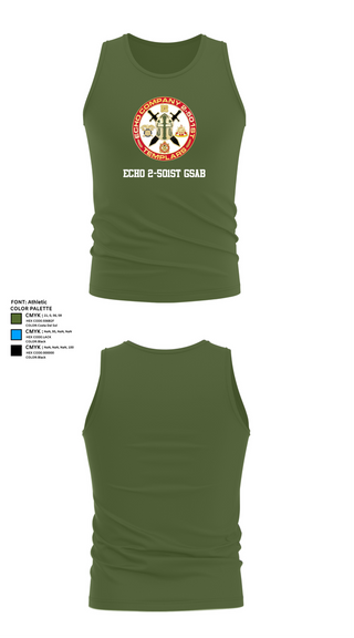 Tank Top, Echo 2-501st GSAB, , Teamtime, Team time, sublimation, custom sports apparel, team uniforms, spirit wear, spiritwear, sports uniforms, custom shirts, team store, custom team store, fundraiser sports, apparel fundraiser