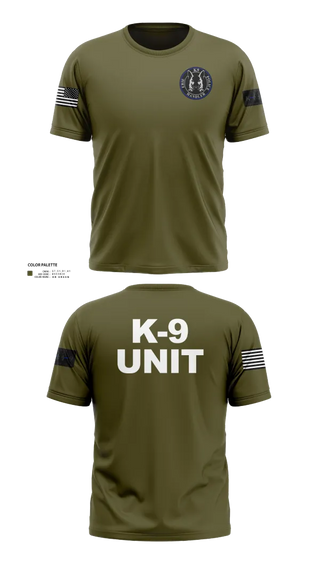 Short Sleeve Performance Shirt, EPD K-9, Police, Teamtime, Team time, sublimation, custom sports apparel, team uniforms, spirit wear, spiritwear, sports uniforms, custom shirts, team store, custom team store, fundraiser sports, apparel fundraiser