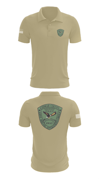 Short Sleeve Performance Polo, Etowah County JSOG, , Teamtime, Team time, sublimation, custom sports apparel, team uniforms, spirit wear, spiritwear, sports uniforms, custom shirts, team store, custom team store, fundraiser sports, apparel fundraiser