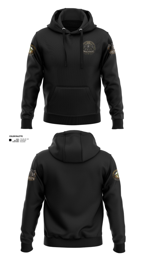 Hoodie, Madigan pharmacy colts, Army, Teamtime, Team time, sublimation, custom sports apparel, team uniforms, spirit wear, spiritwear, sports uniforms, custom shirts, team store, custom team store, fundraiser sports, apparel fundraiser