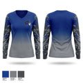 Wayne Community High School Wrestling Women's Long Sleeve V-neck Shirt - 1