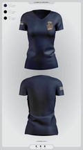 Holly Springs Police Department 98062280 Women's Short Sleeve V-neck Shirt - 1