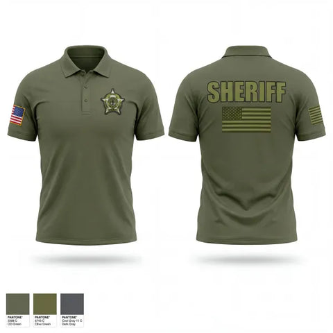 Short Sleeve Performance Polo, Boyd county sheriff, Police, Teamtime, Team time, sublimation, custom sports apparel, team uniforms, spirit wear, spiritwear, sports uniforms, custom shirts, team store, custom team store, fundraiser sports, apparel fundraiser