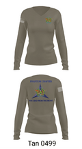 Fort Hood Sergeant Audie Murphy Club 3759358 Women's Long Sleeve V-neck Shirt - 11