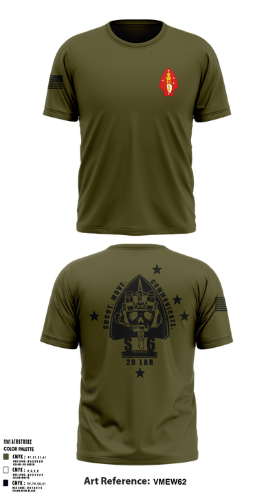 2D LAR Bn 44591549 Short Sleeve Performance Shirt - 1