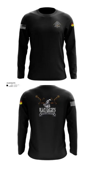 Long Sleeve Performance Shirt, B Co 832nd OD BN, , Teamtime, Team time, sublimation, custom sports apparel, team uniforms, spirit wear, spiritwear, sports uniforms, custom shirts, team store, custom team store, fundraiser sports, apparel fundraiser