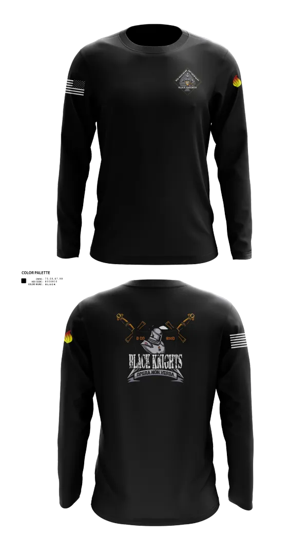 Long Sleeve Performance Shirt, B Co 832nd OD BN, , Teamtime, Team time, sublimation, custom sports apparel, team uniforms, spirit wear, spiritwear, sports uniforms, custom shirts, team store, custom team store, fundraiser sports, apparel fundraiser
