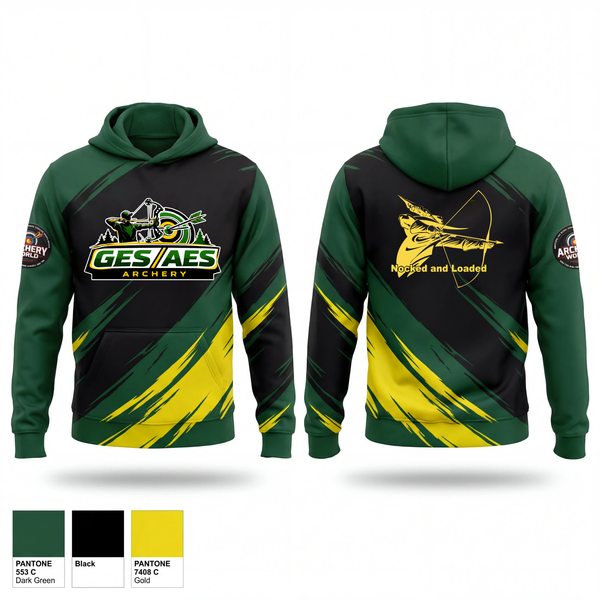 Hoodie, GES / AES ARCHERY, E-Sports, Teamtime, Team time, sublimation, custom sports apparel, team uniforms, spirit wear, spiritwear, sports uniforms, custom shirts, team store, custom team store, fundraiser sports, apparel fundraiser