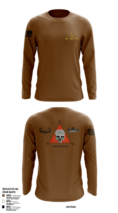 1st PLT B Co 1-173IN 18514147 Long Sleeve Performance Shirt 21