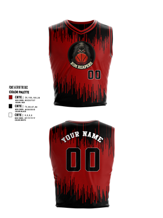 Mens Basketball Jersey, Rim Reapers, Men's Basketball, Teamtime, Team time, sublimation, custom sports apparel, team uniforms, spirit wear, spiritwear, sports uniforms, custom shirts, team store, custom team store, fundraiser sports, apparel fundraiser
