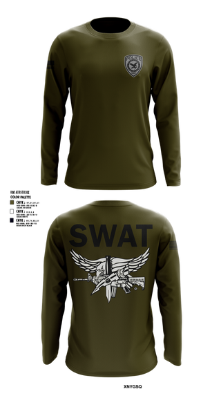 Long Sleeve Performance Shirt, ALAMO AREA METRO SWAT TEAM, Police, Teamtime, Team time, sublimation, custom sports apparel, team uniforms, spirit wear, spiritwear, sports uniforms, custom shirts, team store, custom team store, fundraiser sports, apparel fundraiser