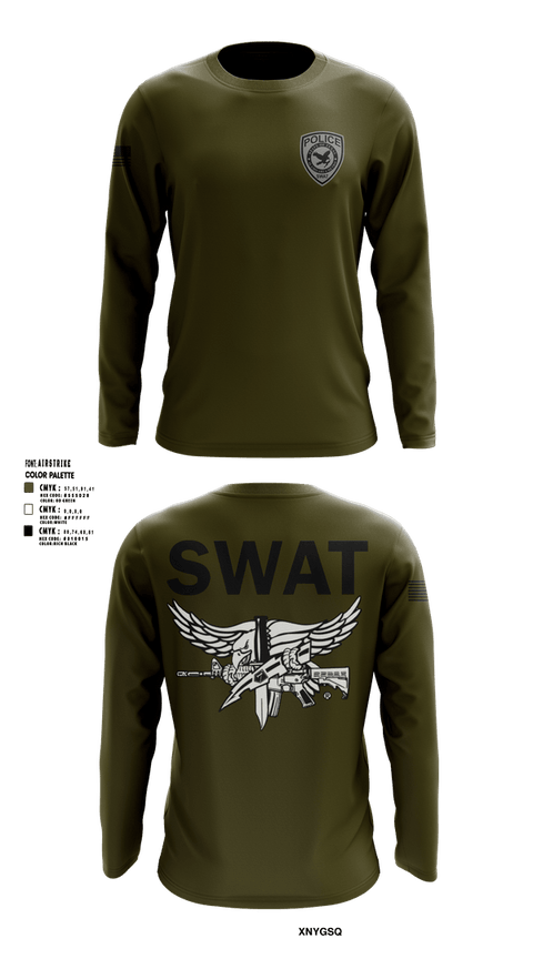 Long Sleeve Performance Shirt, ALAMO AREA METRO SWAT TEAM, Police, Teamtime, Team time, sublimation, custom sports apparel, team uniforms, spirit wear, spiritwear, sports uniforms, custom shirts, team store, custom team store, fundraiser sports, apparel fundraiser
