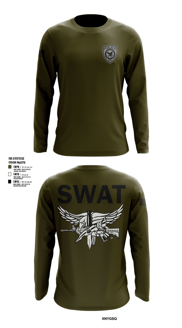 Long Sleeve Performance Shirt, ALAMO AREA METRO SWAT TEAM, Police, Teamtime, Team time, sublimation, custom sports apparel, team uniforms, spirit wear, spiritwear, sports uniforms, custom shirts, team store, custom team store, fundraiser sports, apparel fundraiser