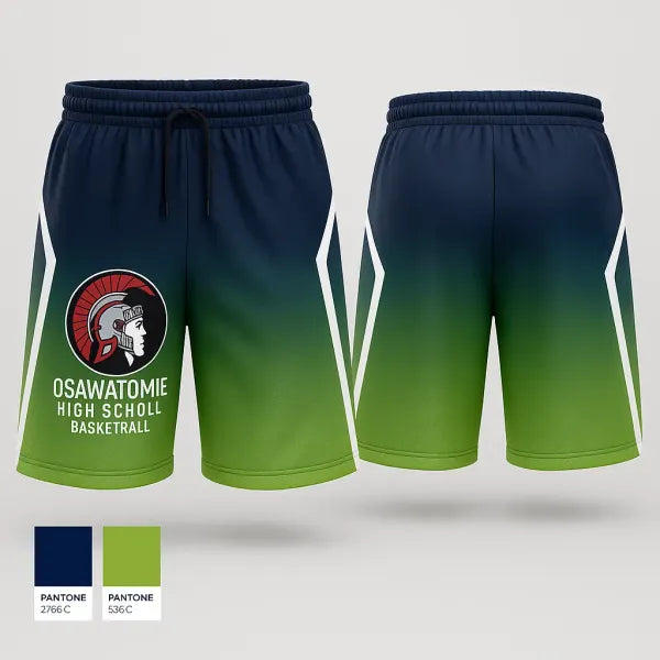 Athletic Shorts With Pockets, Osawatomie High School Basketball, Women's Basketball, Teamtime, Team time, sublimation, custom sports apparel, team uniforms, spirit wear, spiritwear, sports uniforms, custom shirts, team store, custom team store, fundraiser sports, apparel fundraiser