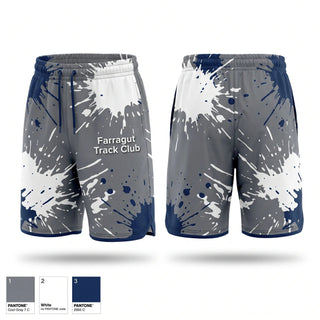 Athletic Shorts With Pockets, Farragut Track Club, Track & Field, Teamtime, Team time, sublimation, custom sports apparel, team uniforms, spirit wear, spiritwear, sports uniforms, custom shirts, team store, custom team store, fundraiser sports, apparel fundraiser