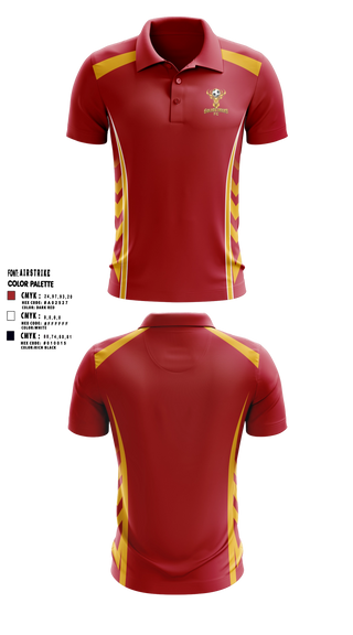 Short Sleeve Performance Polo, Golden Deers FC, Men's Soccer, Teamtime, Team time, sublimation, custom sports apparel, team uniforms, spirit wear, spiritwear, sports uniforms, custom shirts, team store, custom team store, fundraiser sports, apparel fundraiser